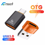 6A 120W USB to Type-C & Type-C to USB 3.0 OTG Converter Adapter | Premium Metal Shell Fast Charging, 10Gbps High-Speed Data Sync & Audio Plug-and-Play Connector for Phones, Laptops, Keyboards & U-Disk