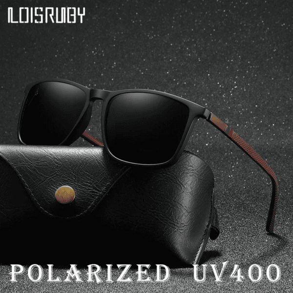 Luxury Vintage Square Polarized Sunglasses – UV400 Protection | Unisex Fashion Eyewear for Driving, Cycling & Travel