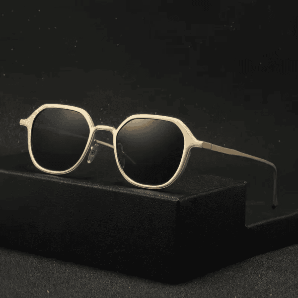Vintage Geometric Polygon Sunglasses UV400 | Premium Aluminum Magnesium Frame | Luxury Fashion Shades for Men & Women