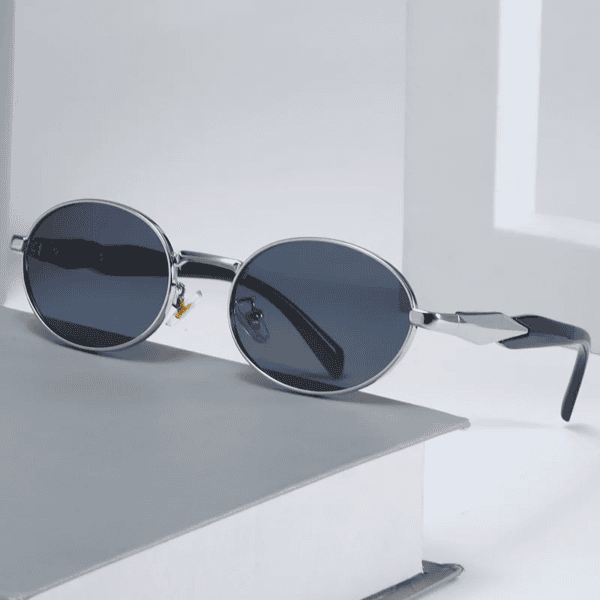Luxury Unisex Fashion Sunglasses – Trendy Oval & Round Punk Shades for Men & Women  UV Protection Stylish Eyewear
