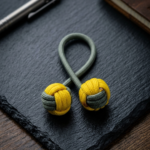 Premium Handwoven Paracord Begleri | Monkey's Fist Fidget Toy | Improve Finger Skills, Focus & Stress Relief | Pocket EDC Toy - Image 4