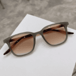 UV400 Retro Square Sunglasses for Men & Women | Fashion Tawny Lens Sun Glasses | Stylish Summer Eyewear - Image 5
