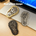 Stainless Steel Bike Chain Fidget Spinner for Adults & Kids - Stress Relief Hand Spinner - Image 3