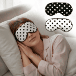 Silk Satin Sleep Eye Mask for Men & Women | Double Sided Soft Fabric | Light Blocking Blindfold | Comfortable for Travel & Daily Sleep - Image 2