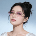 New Elegant Rimless UV400 Sunglasses for Men and Women, Classic Round Fashion Shades, Anti-Reflective Lens, Fashion Accessory - Image 4