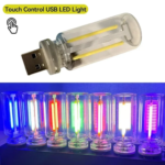 USB LED Retro Edison Night Light - Touch Dimming Ambient Lamp, Eye Protection, Room & Desk Decoration - Image 3