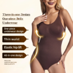 Seamless Low Back Bodysuit Shapewear | Tummy Control & Waist Shaper | Hip Shaping Seamless Bottom | Built-In Bust Support | Backless Body Shaper for Women - Image 3