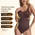Seamless Low Back Bodysuit Shapewear | Tummy Control & Waist Shaper | Hip Shaping Seamless Bottom | Built-In Bust Support | Backless Body Shaper for Women - Image 3