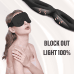 3D Contoured Sleep Mask for Side Sleepers | 100% Blackout Eye Cover with Nose Wing | Ultra-Soft Memory Foam & Adjustable Strap - Image 3