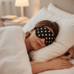 Silk Satin Sleep Eye Mask for Men & Women | Double Sided Soft Fabric | Light Blocking Blindfold | Comfortable for Travel & Daily Sleep - Image 3