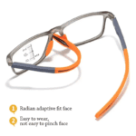 Sports Progressive Multifocal Glasses +1.00 to +4.00 | Anti-Blue Light Reading Glasses | TR90 Frame for Men & Women - Image 3