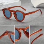 Classical Retro Round Sunglasses Unisex UV400 Fashion Eyewear with Multiple Color Options - Image 3