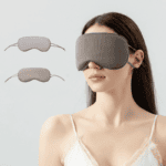 Double-Sided Warm & Cool Sleeping Eye Mask | Ice Silk 360° Blackout Blindfold | Adjustable, Breathable Travel Eye Cover for Men & Women (Multiple Colors) - Image 4