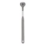 3-Sided Toothbrush (2-Piece) – Triple Cleaning Head with Tongue Scraper | 360° Deep Clean for Teeth & Gums | Ultra-Soft 0.15mm Bristles (White/Grey) - Image 4