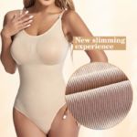 Seamless Low Back Bodysuit Shapewear | Tummy Control & Waist Shaper | Hip Shaping Seamless Bottom | Built-In Bust Support | Backless Body Shaper for Women - Image 5
