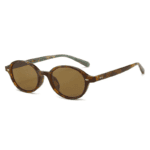 Luxury Retro Small Oval Sunglasses - Vintage Y2K Rivet Shades UV400 Protection Trendy Fashion Eyewear for Female & Male - Image 4