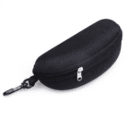 EVA Hard Shell Glasses Case with Carabiner Hook - Anti-Crush Zipper Eyeglass Protection Box & Sunglasses Carrier - Image 3