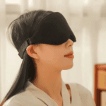 3D Contoured Sleep Eye Mask | Full Blackout | Zero Pressure | Ultra‑Soft Silk Feel | Adjustable Fit for Night Sleep & Travel - Image 2