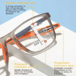Sports Progressive Multifocal Glasses +1.00 to +4.00 | Anti-Blue Light Reading Glasses | TR90 Frame for Men & Women - Image 4