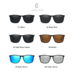 Luxury Vintage Square Polarized Sunglasses – UV400 Protection | Unisex Fashion Eyewear for Driving, Cycling & Travel - Image 6