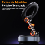 360° Foldable Vacuum Magnetic Phone Holder | Dual-Sided Strong Suction Car Mount & Hands-Free Live Streaming Stand for All Smartphones (4.7"+) - Image 4