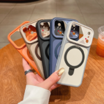 Luxury Metal Ring Holder Magnetic Phone Case for iPhone 17 Series | MagSafe Compatible Matte Bumper Cover with Kickstand - Image 2