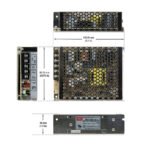 Mean Well NET-50B Triple Output Switching Power Supply 50W | +5V 4A, +12V 2A, -12V 0.5A | Original Industrial Grade SMPS | Pre-Owned Like New - Image 2