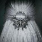 Vintage Metal Hair Stick for Women | Butterfly Design Bun Pin | Classic Hair Fork for Bun & Updo | Elegant Daily Hair Accessory - Image 3