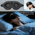 3D Contoured Sleep Mask for Side Sleepers | 100% Blackout Eye Cover with Nose Wing | Ultra-Soft Memory Foam & Adjustable Strap - Image 2