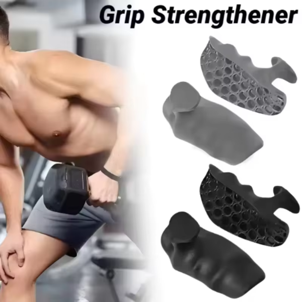 Silicone Weight Lifting Grip Pads for Gym (1 Pair) | Non-Slip Hand Grips for Dumbbell, Barbell & Strength Training | Portable Fitness Grip Support