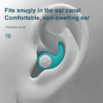 3 Layer Noise Cancelling Earplugs – Ultra Soft Silicone Ear plugs for Sleeping, Study, Swimming & Work – Waterproof, Reusable & Skin-Friendly - Image 3