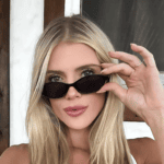 Vintage Cat Eye Sunglasses for Women - Y2K Style Narrow Frame Lens, Trendy Fashion Eyewear - Image 2