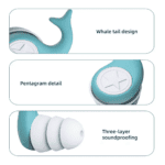 Professional Noise-Reducing Silicone Earplugs (Up to 40dB) — Reusable, Washable 3-Layer Soundproof Design for Sleep, Study, Travel & Concerts (4 Colors) - Image 2