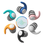 3 Layer Noise Cancelling Earplugs – Ultra Soft Silicone Ear plugs for Sleeping, Study, Swimming & Work – Waterproof, Reusable & Skin-Friendly